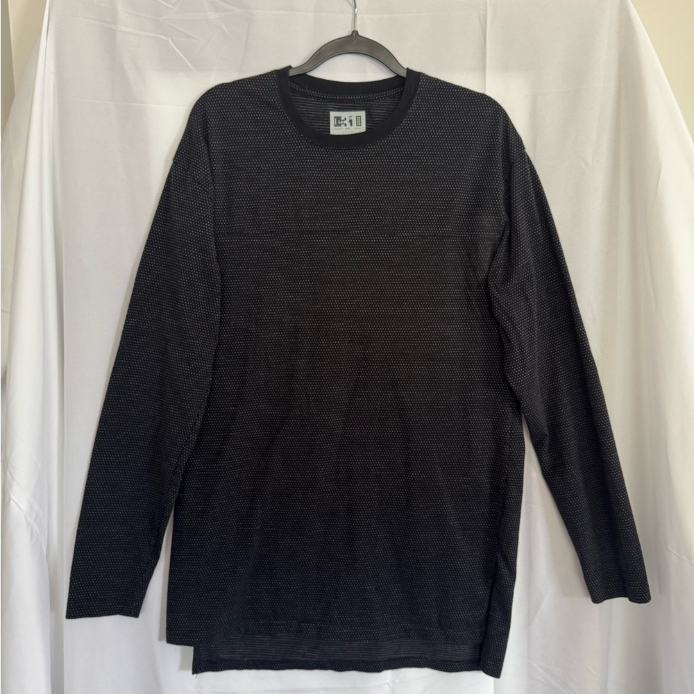 Classic Black Long Sleeve Tee for Men